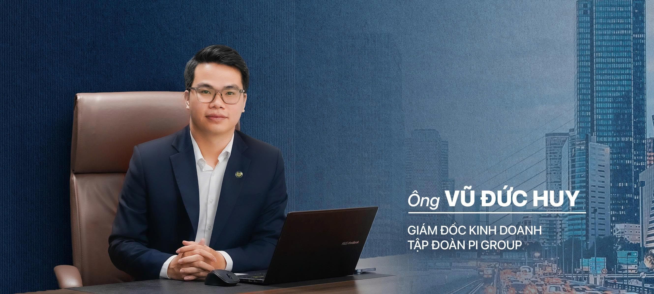 Modern cityscape with high-rise buildings